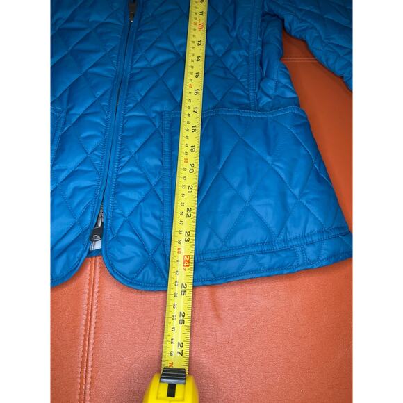 L.L. Bean Signature Quilted Teal Jacket size 6 - Picture 11 of 11
